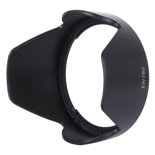 EW-78D Lens Hood Shade for Canon EF 28-200mm f/3.5-5.6 USM, EF 28-200mm f/3.5-5.6 IS Lens(Black) - Lens Hood by buy2fix | Online Shopping UK | buy2fix