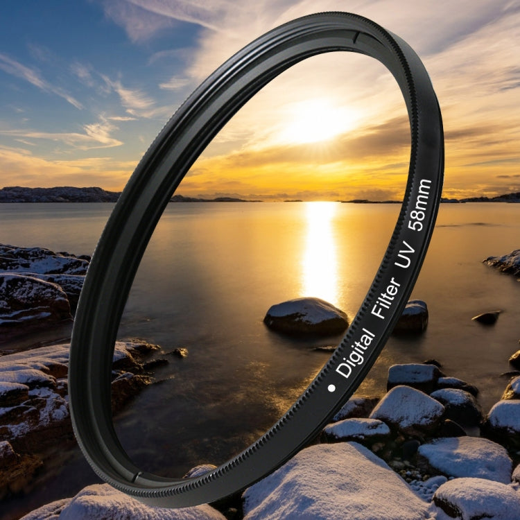58mm UV Filter(Black) - UV Filter by buy2fix | Online Shopping UK | buy2fix