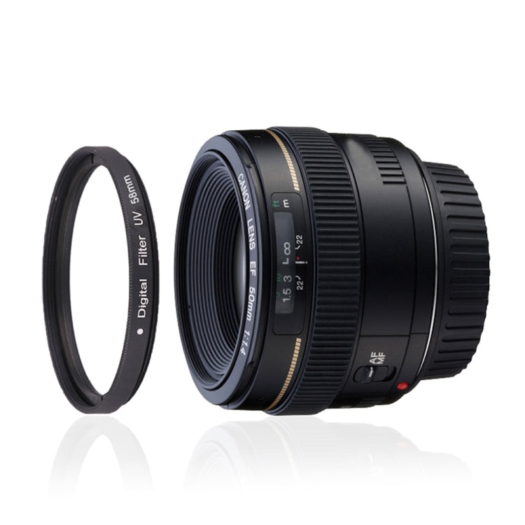 58mm UV Filter(Black) - UV Filter by buy2fix | Online Shopping UK | buy2fix