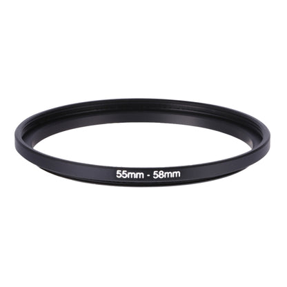 55mm-58mm Lens Stepping Ring(Black) - Stepping Ring by buy2fix | Online Shopping UK | buy2fix