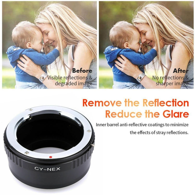 CY-NEX Lens Mount Stepping Ring(Black) - Stepping Ring by buy2fix | Online Shopping UK | buy2fix