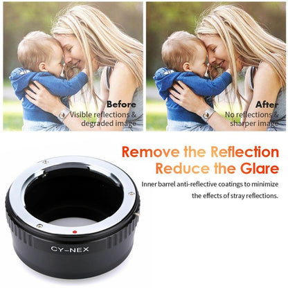 CY-NEX Lens Mount Stepping Ring(Black) - Stepping Ring by buy2fix | Online Shopping UK | buy2fix