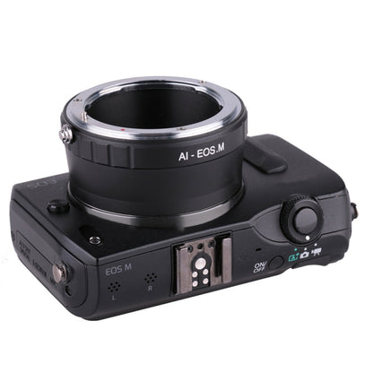 AI Lens to EOS M Lens Stepping Ring(Black) - Stepping Ring by buy2fix | Online Shopping UK | buy2fix