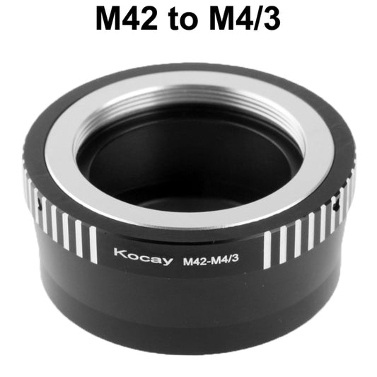 M42 Lens to M4/3 Lens Mount Stepping Ring(Black) - Stepping Ring by buy2fix | Online Shopping UK | buy2fix