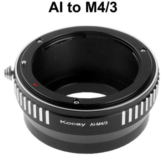 AI Lens to M4/3 Lens Mount Stepping Ring(Black) - Stepping Ring by buy2fix | Online Shopping UK | buy2fix