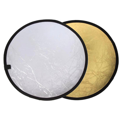 2 in 1 (Gold / Silver) Folding Reflector Board (60cm) -  by buy2fix | Online Shopping UK | buy2fix