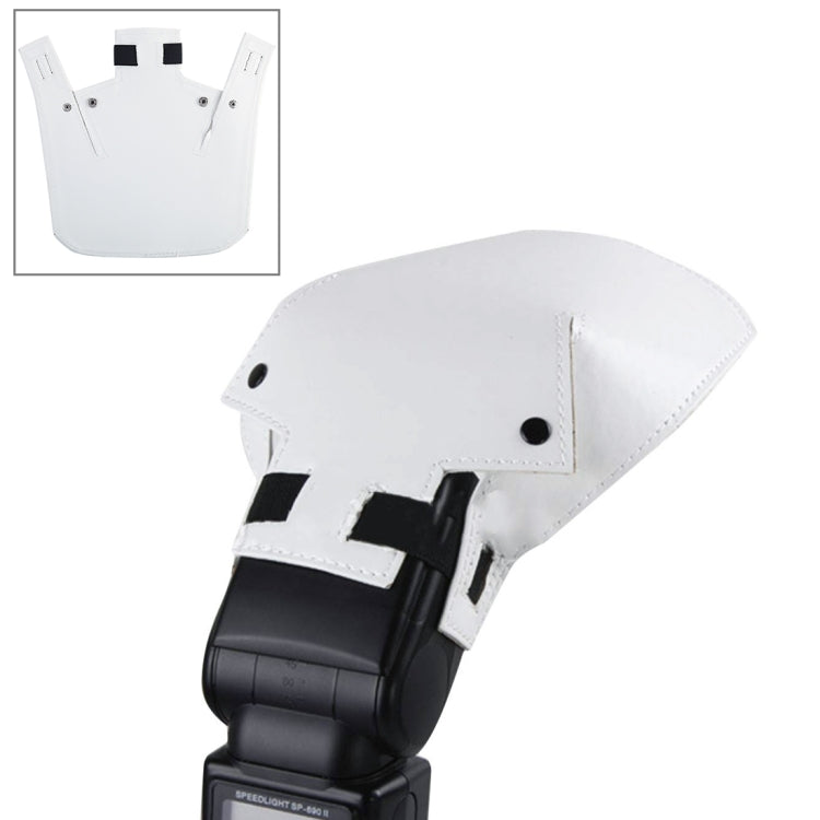 Universal Flash Light Speedlite Bounce Reflector Diffuser(White) by buy2fix