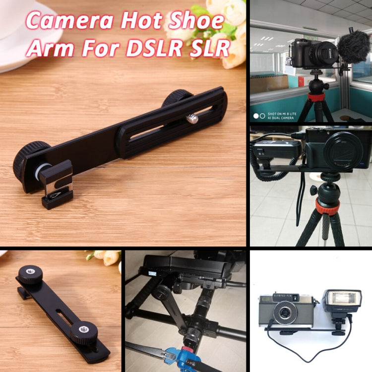 Metal Flash Bracket for DSLR Camera(Black) - Stand Bracket by buy2fix | Online Shopping UK | buy2fix