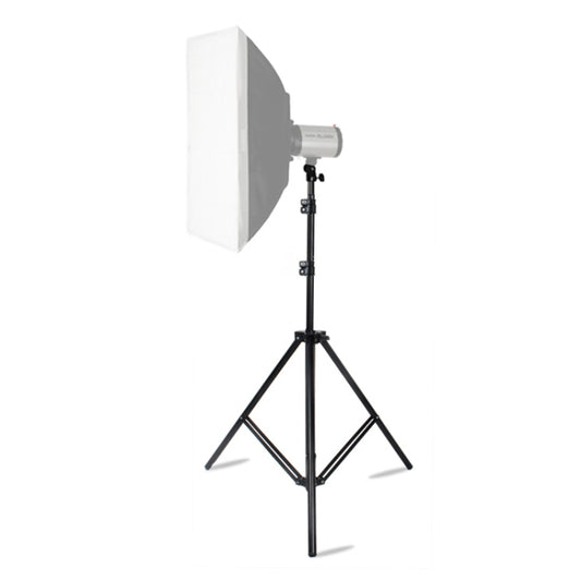 68cm-200cm Height Professional Photography Aluminum Lighting Stand for Studio Flash Light(Black) - Stand Bracket by buy2fix | Online Shopping UK | buy2fix