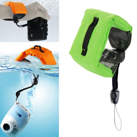 Submersible Floating Bobber Hand Wrist Strap for GoPro, Insta360, DJI and Other Action Cameras(Green) - Floaty Sponge by buy2fix | Online Shopping UK | buy2fix