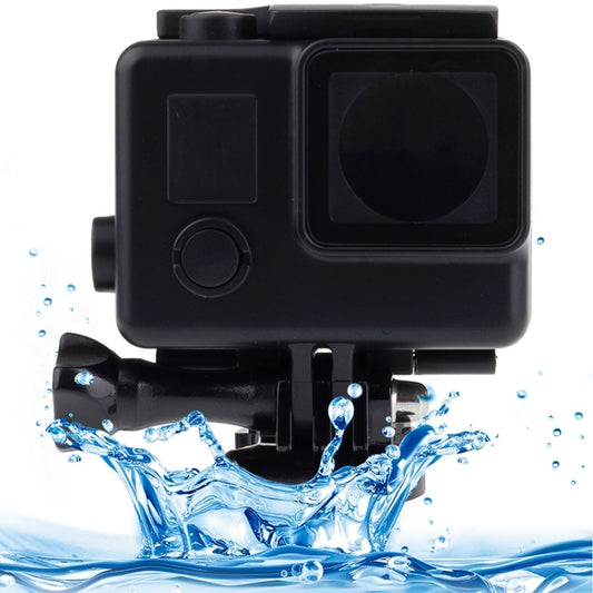 Black Edition Waterproof Housing Protective Case with Buckle Basic Mount for GoPro HERO4 /3+,  Waterproof Depth: 10m(Black) - Waterproof Cases by buy2fix | Online Shopping UK | buy2fix