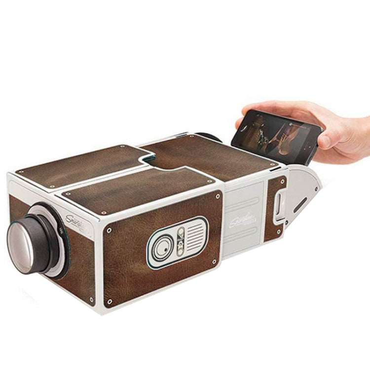 Cardboard Smartphone Projector 2.0 / DIY Mobile Phone Projector Portable Cinema - Accessories & Parts by buy2fix | Online Shopping UK | buy2fix