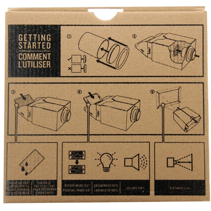 Cardboard Smartphone Projector 2.0 / DIY Mobile Phone Projector Portable Cinema - Accessories & Parts by buy2fix | Online Shopping UK | buy2fix