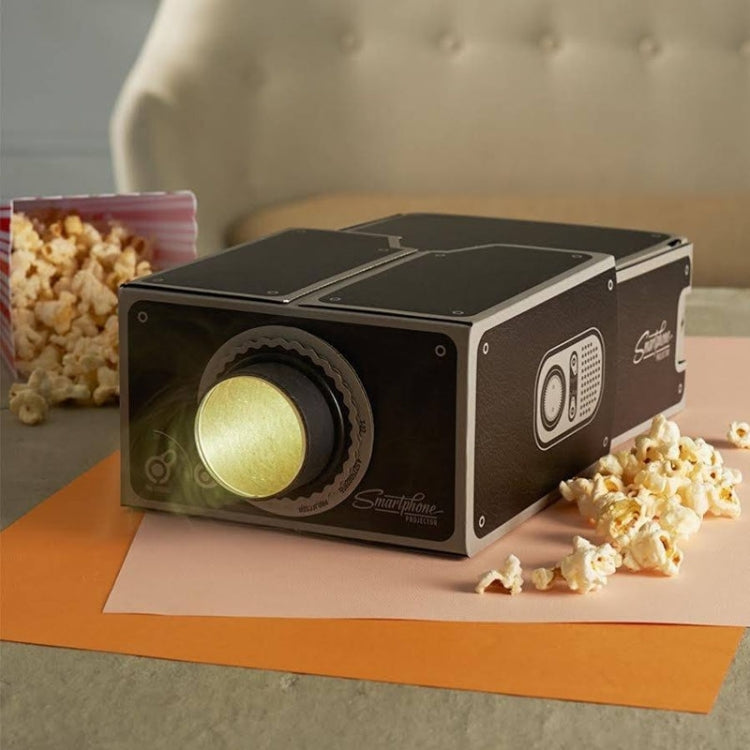 Cardboard Smartphone Projector 2.0 / DIY Mobile Phone Projector Portable Cinema - Accessories & Parts by buy2fix | Online Shopping UK | buy2fix