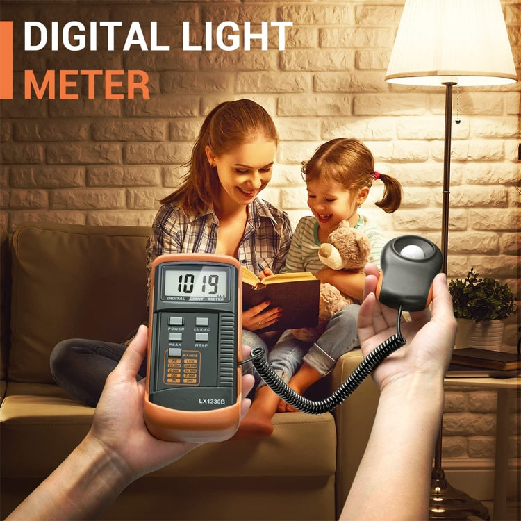 Digital Light Meter, Measuring Range: 0.1-200000 Lux - Light & Sound Meter by buy2fix | Online Shopping UK | buy2fix