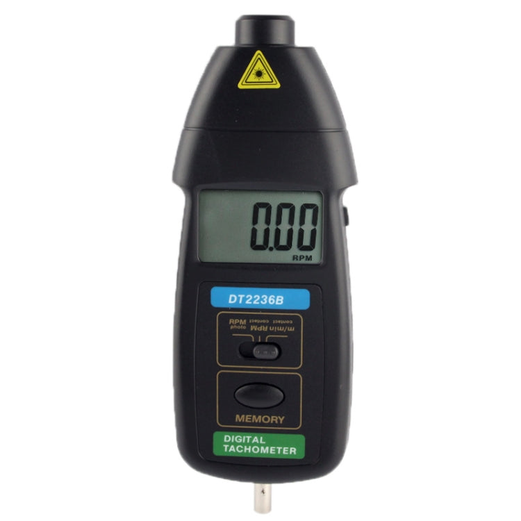 Contact & Non Contact Laser Digital Tachometer (DT2236B) - Tachometers & Anemometer by buy2fix | Online Shopping UK | buy2fix