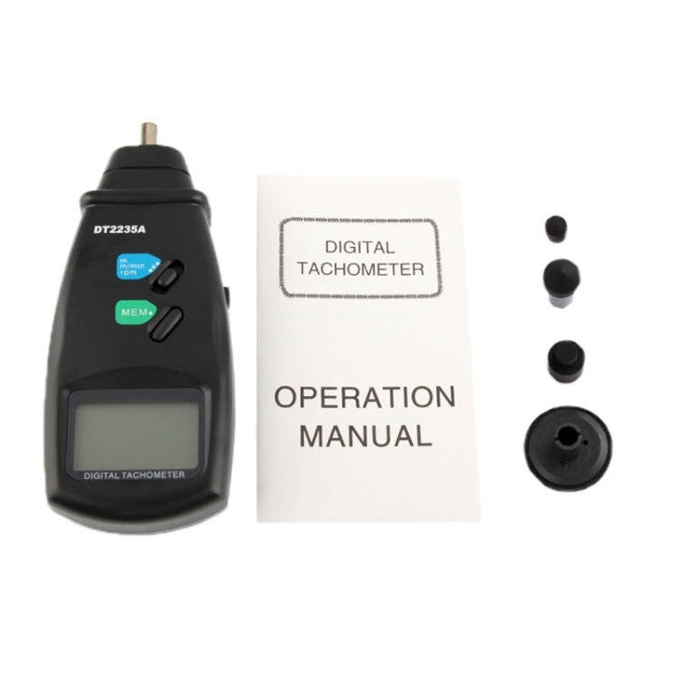 Digital Contact Tachometer (DT2235A) - Tachometers & Anemometer by buy2fix | Online Shopping UK | buy2fix