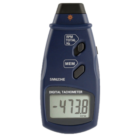 Digital Laser Photo Tachometer Non Contact RPM Tach (SM6234E) - Tachometers & Anemometer by buy2fix | Online Shopping UK | buy2fix