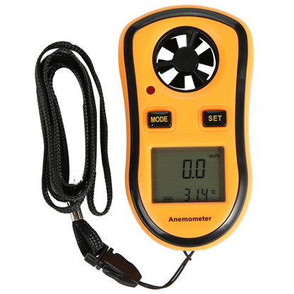 Digital Anemometer(Yellow) - Tachometers & Anemometer by buy2fix | Online Shopping UK | buy2fix