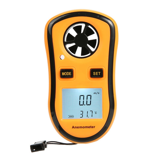 Digital Anemometer(Yellow) - Tachometers & Anemometer by buy2fix | Online Shopping UK | buy2fix