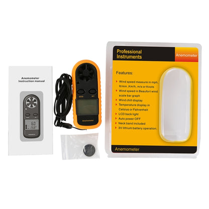 AR-816 Digital Electronic Thermometer Anemometer - Tachometers & Anemometer by buy2fix | Online Shopping UK | buy2fix