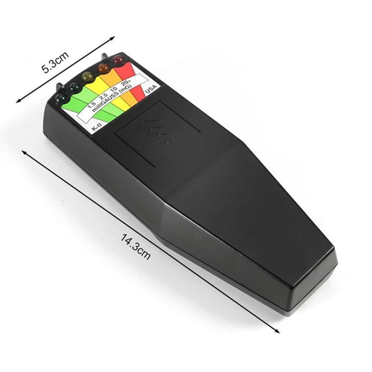 5-LED Electromagnetic Radiation Detector EMF Meter Tester - Radiation Detector by buy2fix | Online Shopping UK | buy2fix