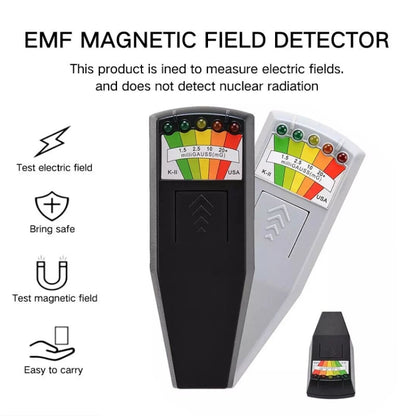 5-LED Electromagnetic Radiation Detector EMF Meter Tester - Radiation Detector by buy2fix | Online Shopping UK | buy2fix