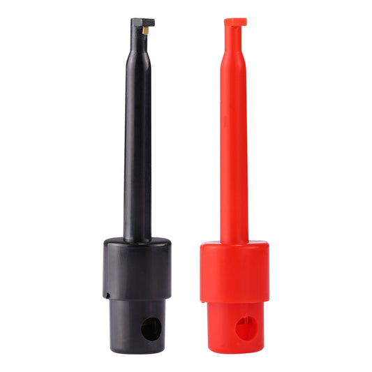 1 Pair 56mm Black and Red Hook Type Test Probe Clip (Large Size) - Other Tester Tool by buy2fix | Online Shopping UK | buy2fix