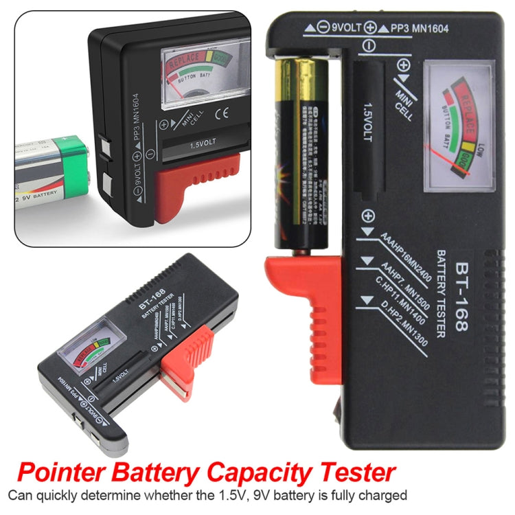 Universal Battery Tester for 1.5V AAA, AA and 9V 6F22 Batteries - Battery & Resistance Tester by buy2fix | Online Shopping UK | buy2fix