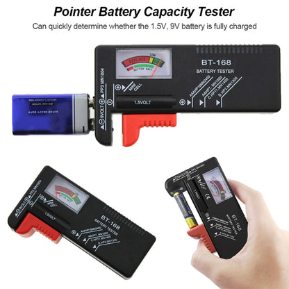 Universal Battery Tester for 1.5V AAA, AA and 9V 6F22 Batteries - Battery & Resistance Tester by buy2fix | Online Shopping UK | buy2fix