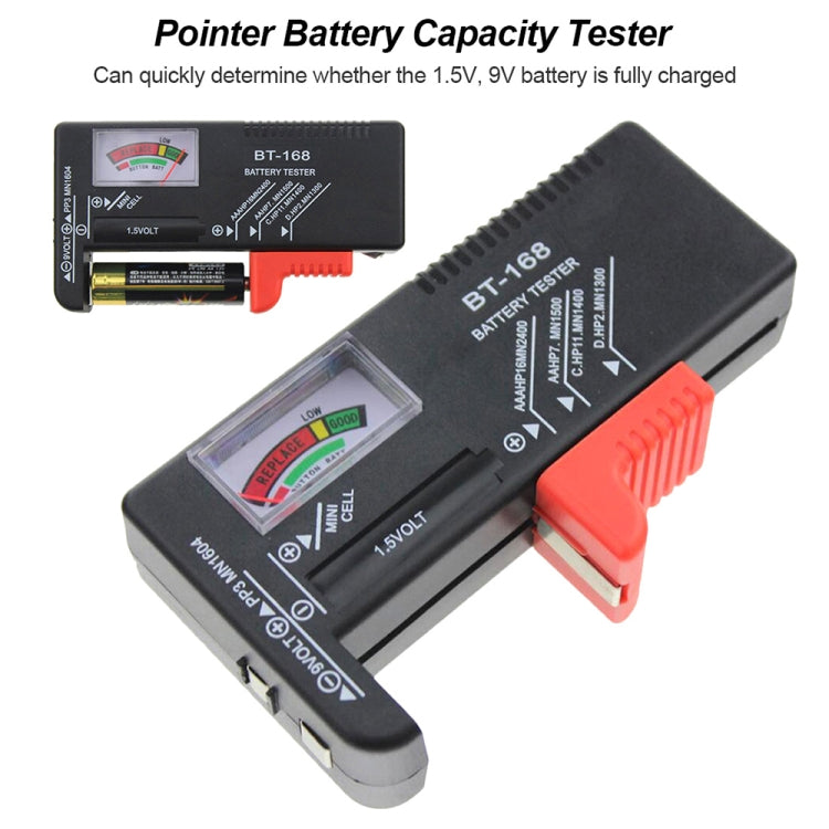 Universal Battery Tester for 1.5V AAA, AA and 9V 6F22 Batteries - Battery & Resistance Tester by buy2fix | Online Shopping UK | buy2fix