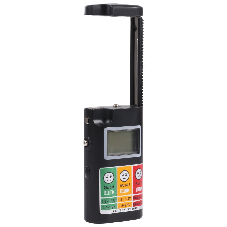 Digital LCD Screen Battery Tester for R20S / R14S / R6S / R03 / R1 / Button / 6F22(Black) - Battery & Resistance Tester by buy2fix | Online Shopping UK | buy2fix