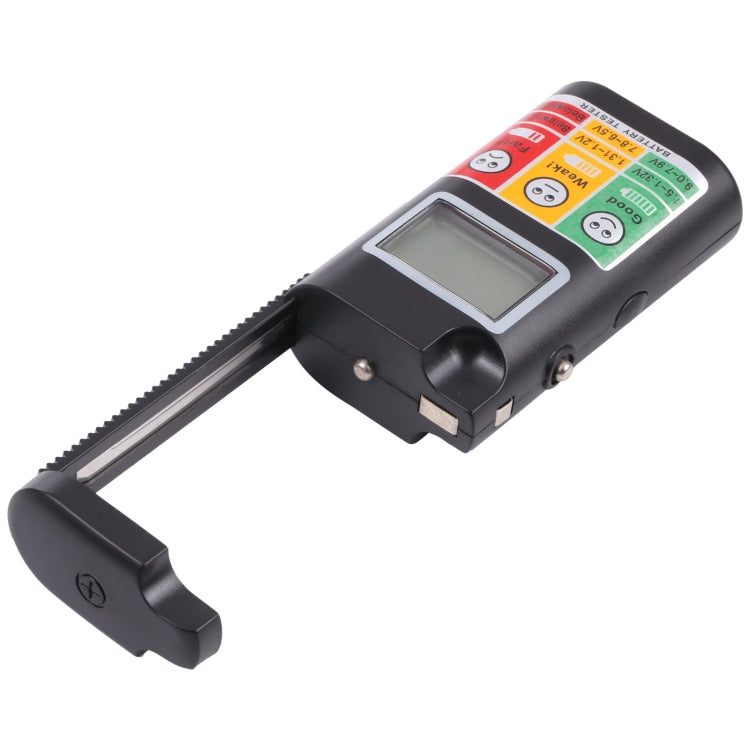 Digital LCD Screen Battery Tester for R20S / R14S / R6S / R03 / R1 / Button / 6F22(Black) - Battery & Resistance Tester by buy2fix | Online Shopping UK | buy2fix