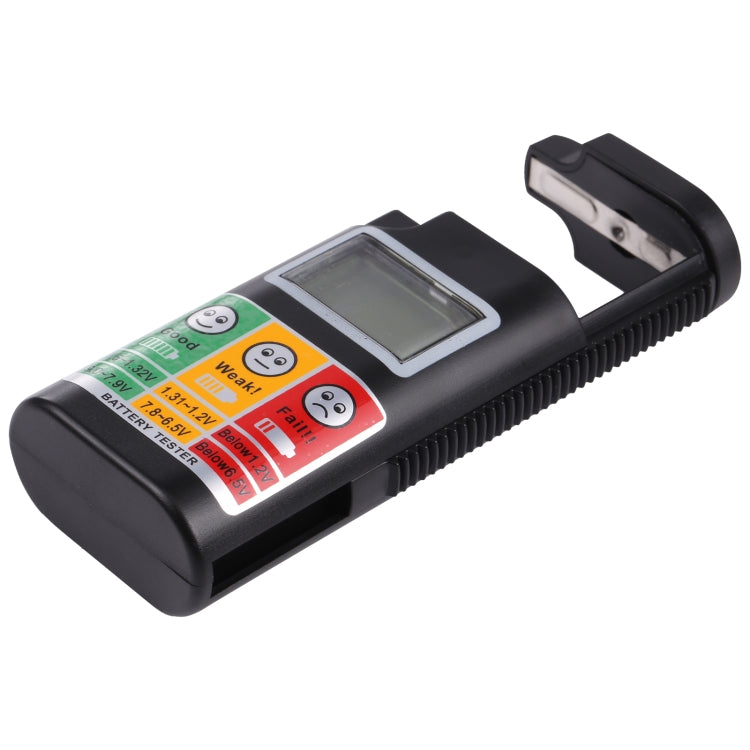Digital LCD Screen Battery Tester for R20S / R14S / R6S / R03 / R1 / Button / 6F22(Black) - Battery & Resistance Tester by buy2fix | Online Shopping UK | buy2fix