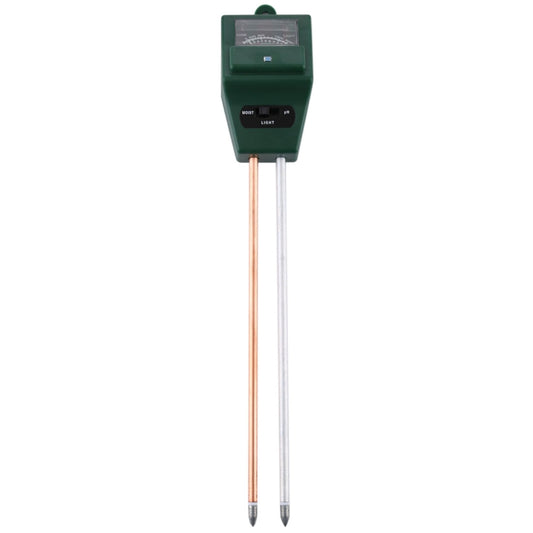 3 in 1 Plant Flowers Soil Meter (PH + Moisture + Light)(Green) - PH & Moisture Meter by buy2fix | Online Shopping UK | buy2fix