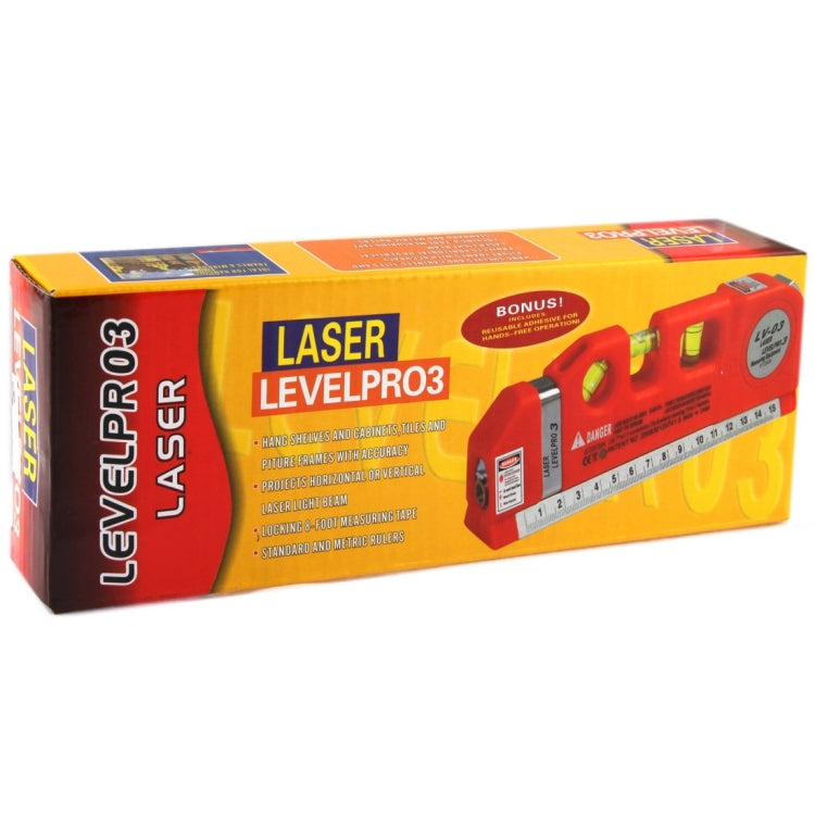 Level Laser Aligner Horizon Vertical Measuring Tape - Laser Rangefinder by buy2fix | Online Shopping UK | buy2fix