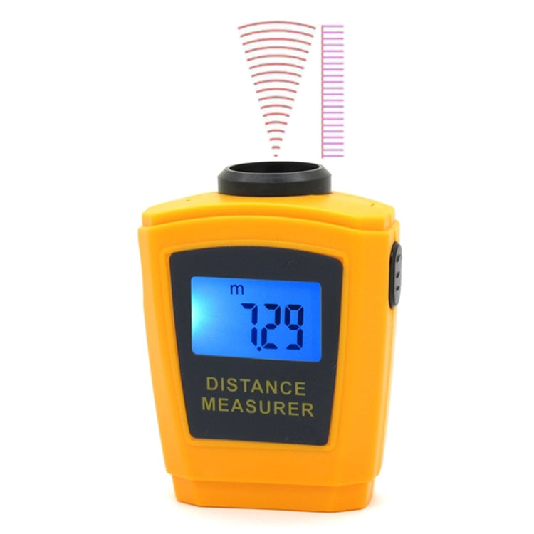 Mini Ultrasonic Distance Measurer with Laser Pointer(Orange) - Laser Rangefinder by buy2fix | Online Shopping UK | buy2fix
