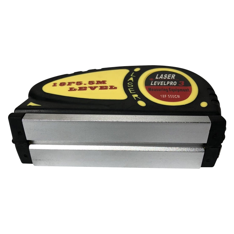 Laser Level with Tape Measure Pro (550cm), LV-05(Yellow) - Laser Rangefinder by buy2fix | Online Shopping UK | buy2fix