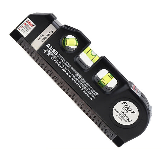 Laser Level with Tape Measure Pro 3 (250cm), LV-03(Black) - Laser Rangefinder by buy2fix | Online Shopping UK | buy2fix