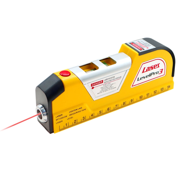 Laser Level with Tape Measure Pro 3 (250cm) - Laser Rangefinder by buy2fix | Online Shopping UK | buy2fix