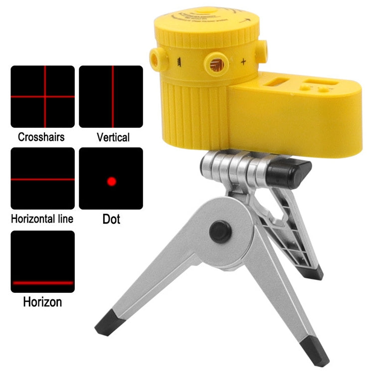 LV-06 8-Function Laser Level Leveler with Tripod(Yellow) - Laser Rangefinder by buy2fix | Online Shopping UK | buy2fix