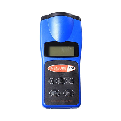 Ultrasonic Laser Point LED Distance Measure Meter Tool(Blue) - Laser Rangefinder by buy2fix | Online Shopping UK | buy2fix