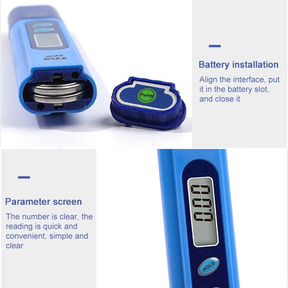 TDS-139 TDS Testers(Blue) - Air & Water Quality Tester by buy2fix | Online Shopping UK | buy2fix