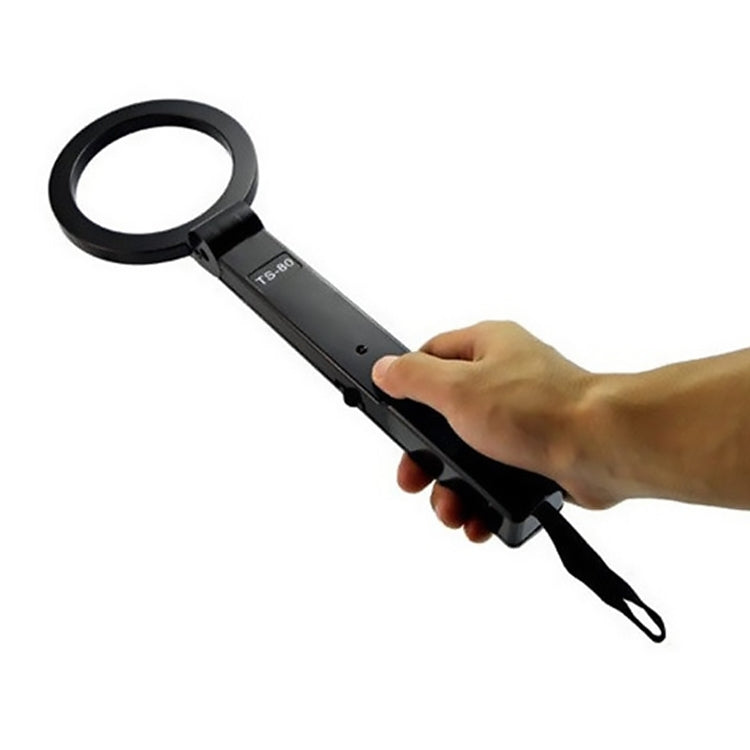 TS-80 Portable Folding Hand-Held Security Metal Detector Scanner(Black) - Metal Detector by buy2fix | Online Shopping UK | buy2fix