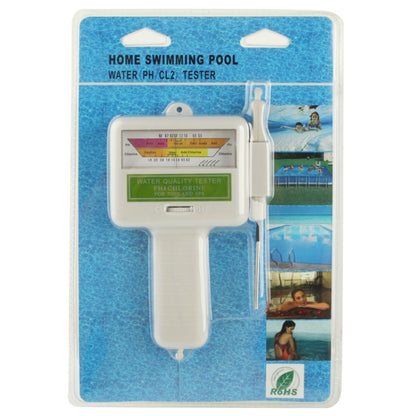 Home Swimming Pool Water PH / CL2 Tester, Cable length: 1.2m - PH & Moisture Meter by buy2fix | Online Shopping UK | buy2fix