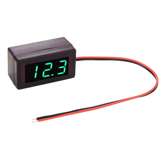 V42D 2 Wires Green Light Display Mini Digital Voltage Panel Meter, Measure Voltage: DC DC 1.7-25V - Current & Voltage Tester by buy2fix | Online Shopping UK | buy2fix
