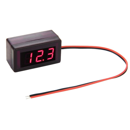 V42D 2 Wires Red Light Display Mini Digital Voltage Panel Meter, Measure Voltage: DC DC 1.7-25V - Current & Voltage Tester by buy2fix | Online Shopping UK | buy2fix