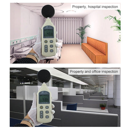 Digital Sound Level Meter (Range: 30~130dBA, 35~130dBC) - Light & Sound Meter by buy2fix | Online Shopping UK | buy2fix