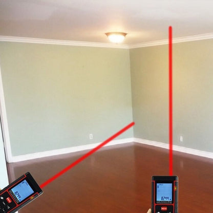 RZ-A80 1.9 inch LCD 80m Hand-held Laser Distance Meter with Level Bubble - Laser Rangefinder by buy2fix | Online Shopping UK | buy2fix