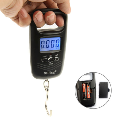 50kg x 10g LCD Electronic Travel Luggage Hook Weight Scale (WH-A17) by buy2fix